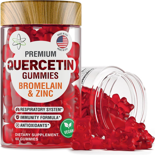 BioVit Quercetin Gummies 500mg bottle front view for immune defense