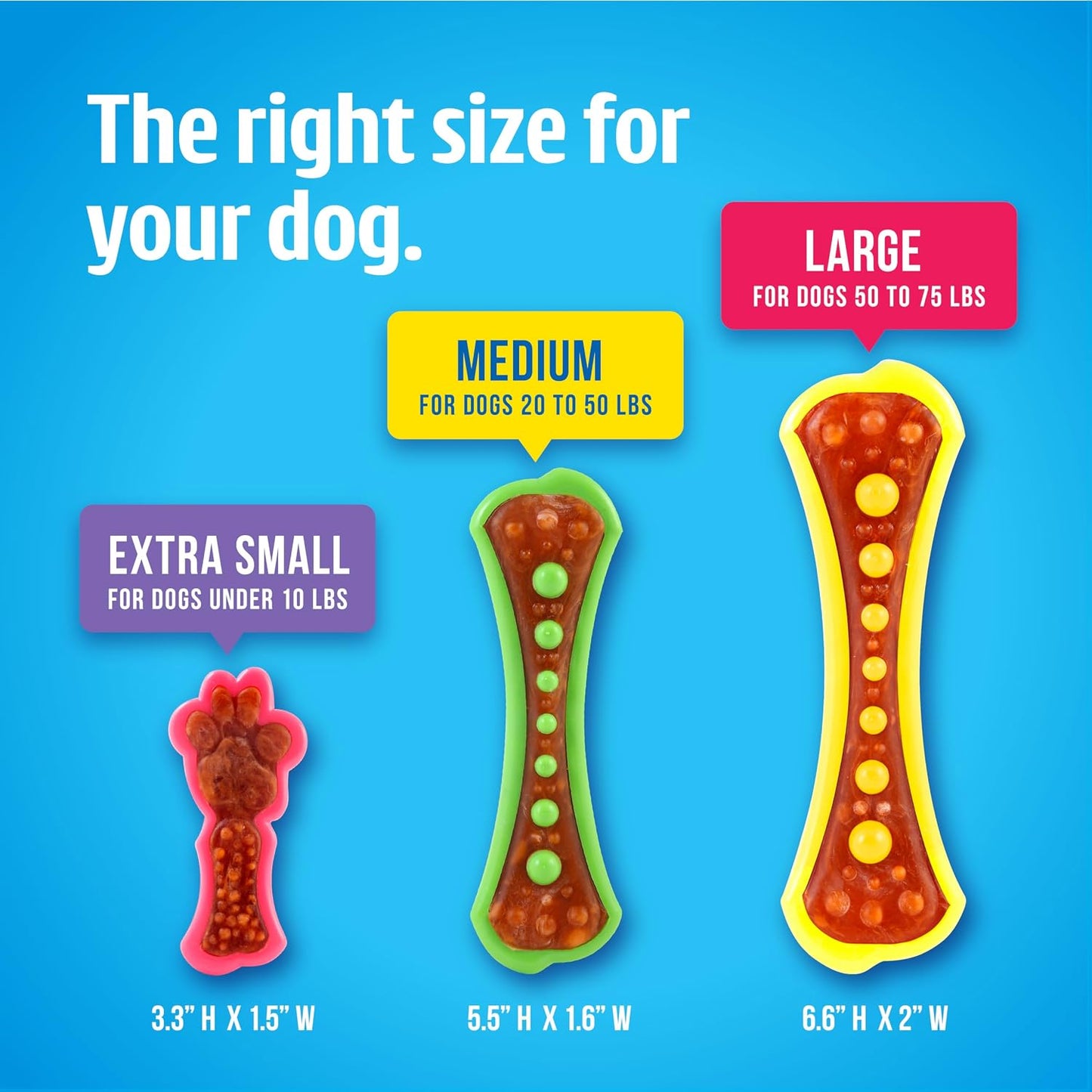 DentaShield dental treat technology label on Hartz toy