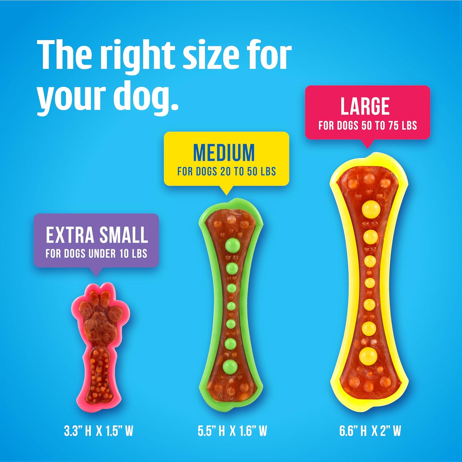 DentaShield dental treat technology label on Hartz toy