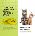 Proelobara waterproof adjustable flea collar for cats