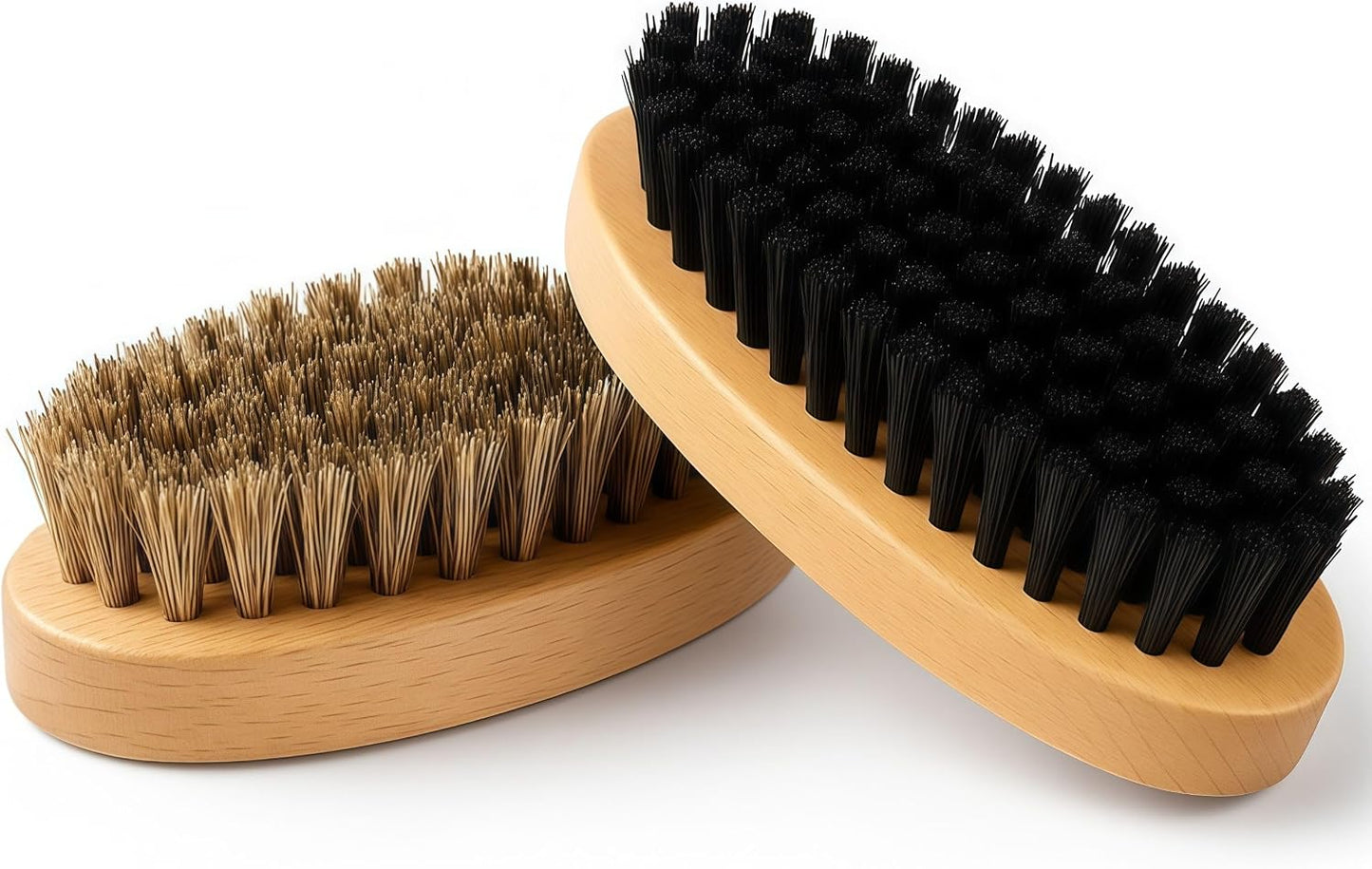 FAQQI goat brushes for grooming front view wooden livestock brush set