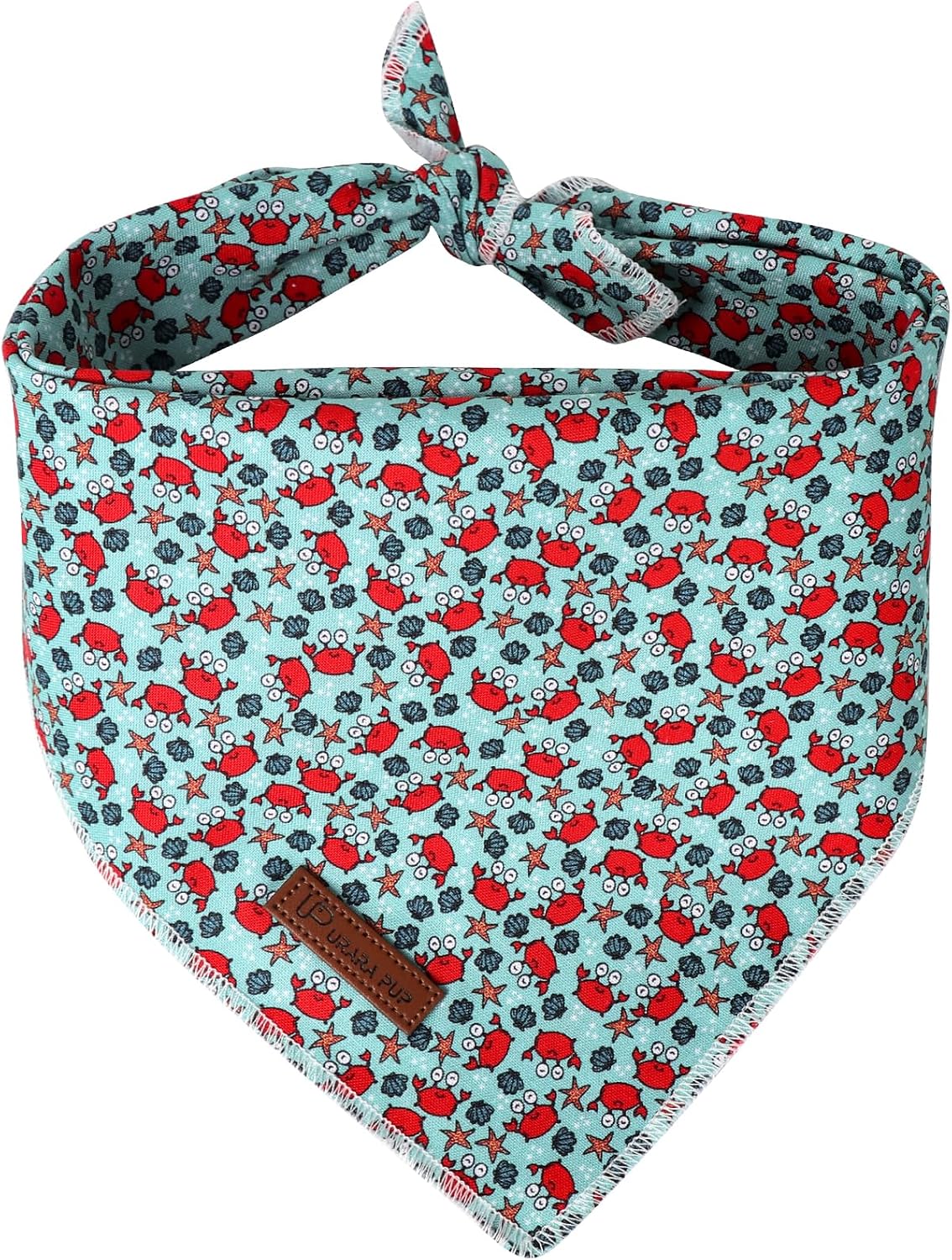 Summer Dog Bandana, UP URARA PUP Strawberry and Bowknot Triangle Bid Scarf for Medium Large Dogs, Cotton Kerchief for Girl Boy Puppies, Cute Spring FloralBandana,S - Image 10