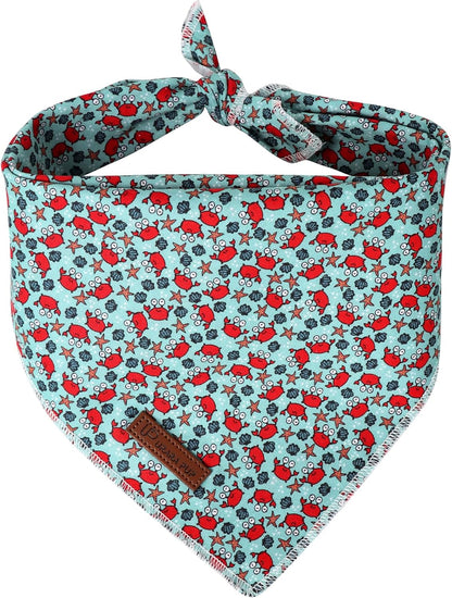 Summer Dog Bandana, UP URARA PUP Strawberry and Bowknot Triangle Bid Scarf for Medium Large Dogs, Cotton Kerchief for Girl Boy Puppies, Cute Spring FloralBandana,S - Image 10