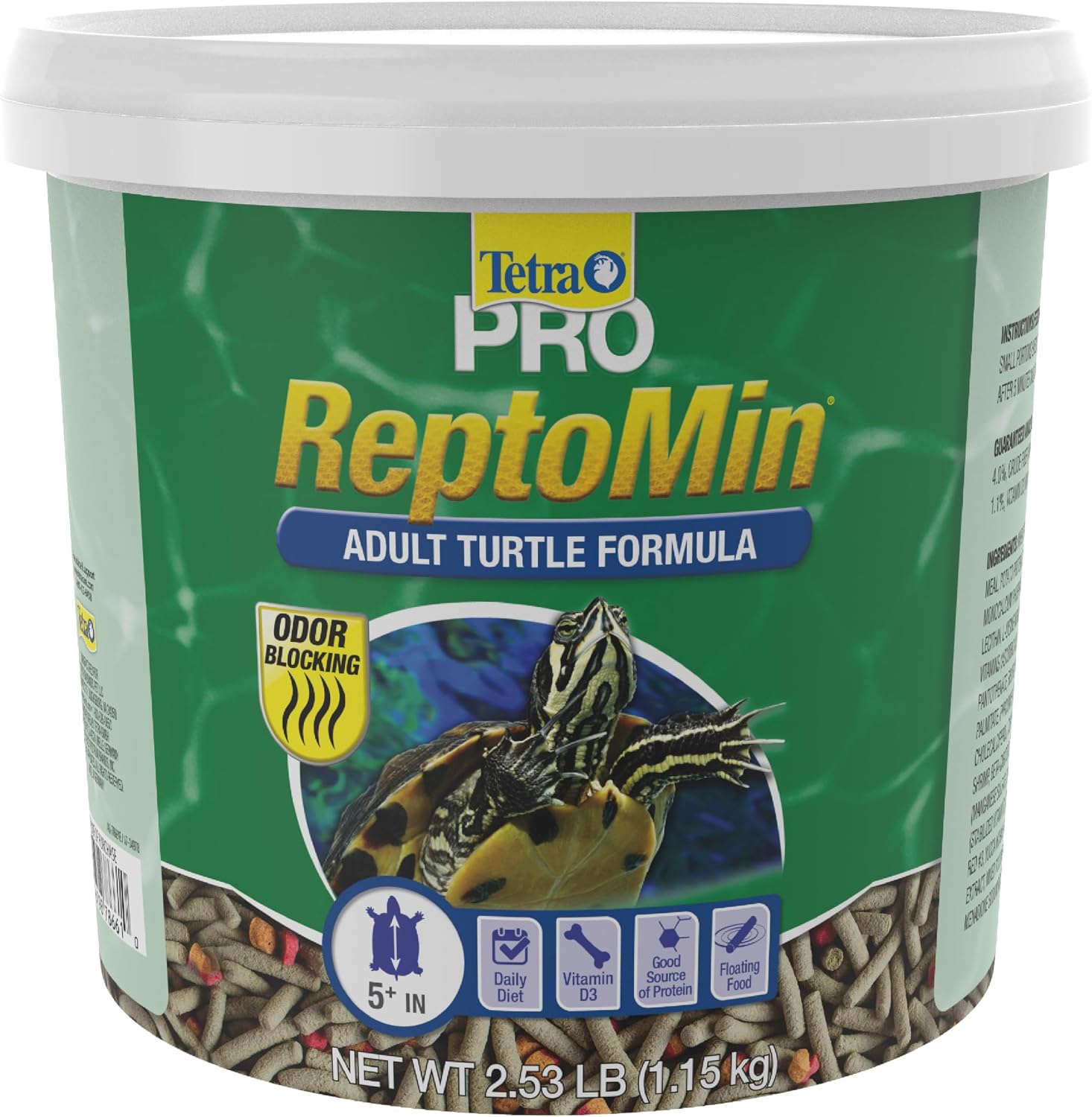 Tetra TetraFauna PRO ReptoMin Pro Sticks Adult Turtle Formula Daily Diet for Aquatic Turtles, 8.11 oz - Image 14