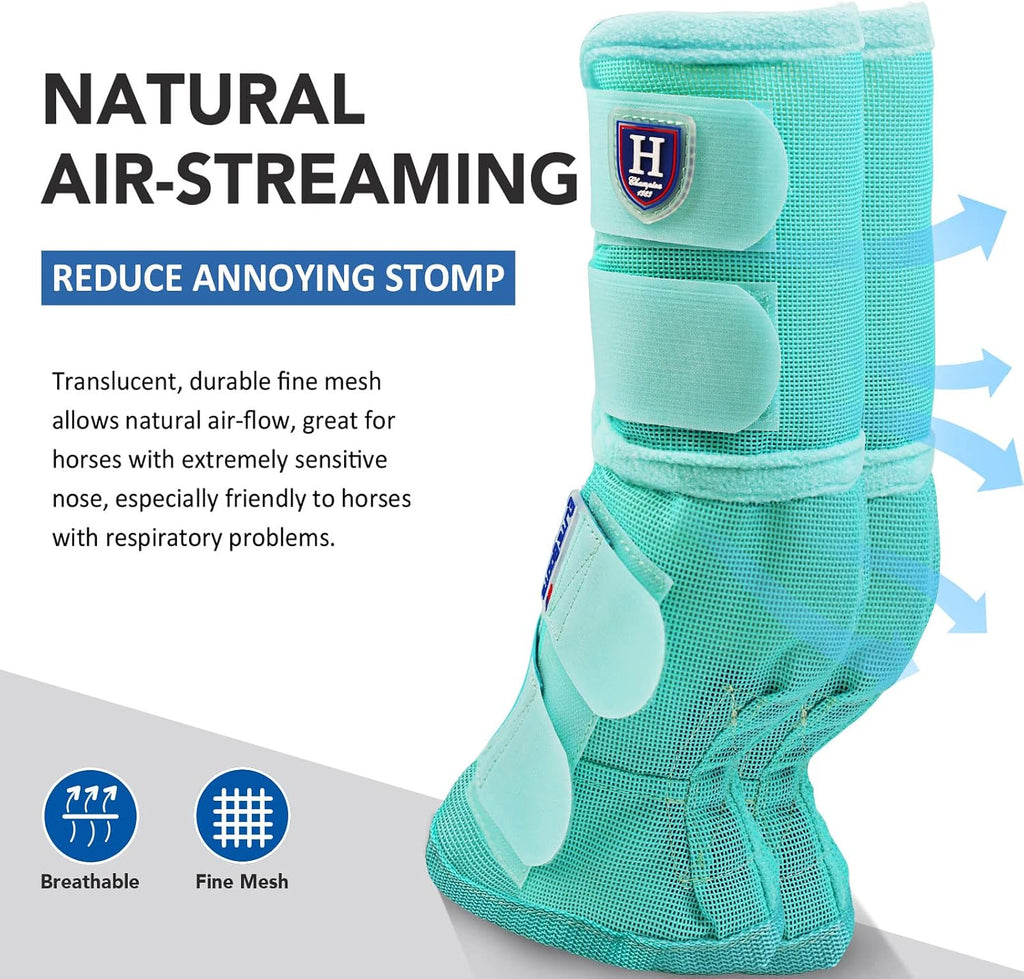 Harrison Howard CareMaster horse leg protection boots set of four