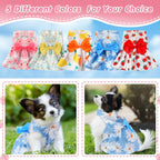 Saintrygo puppy summer clothes pack featuring morning glory design