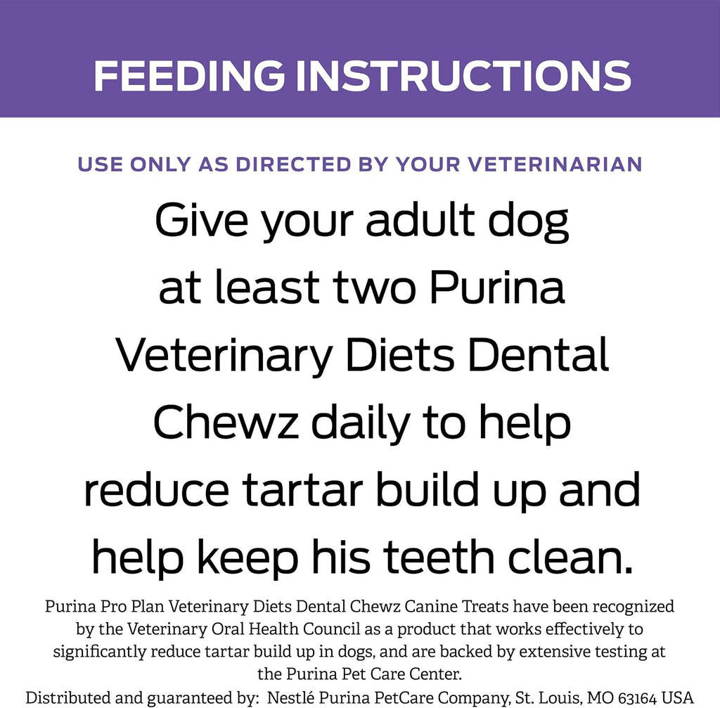 Detailed view of Pro Plan Veterinary Diets Dental Chewz texture