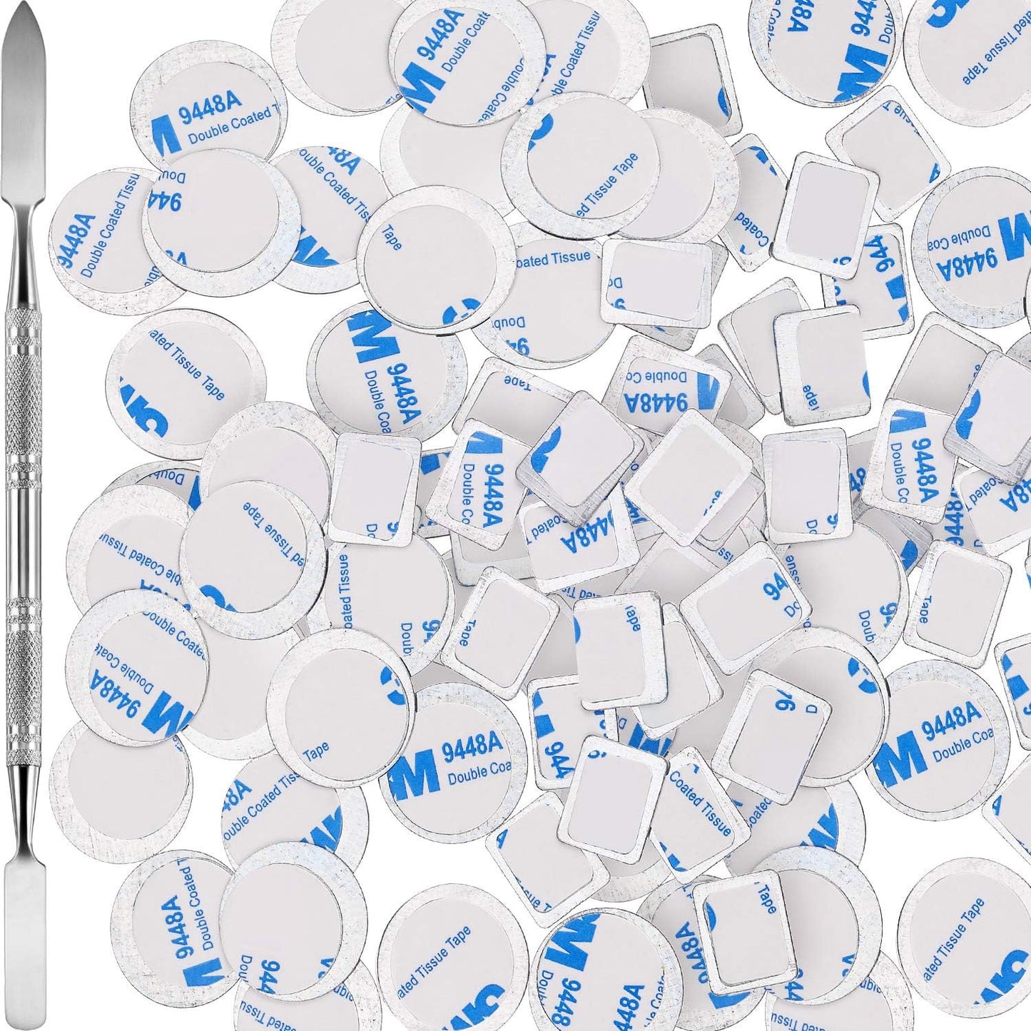 Sumind 101 piece metal palette sticker set with depotting tool