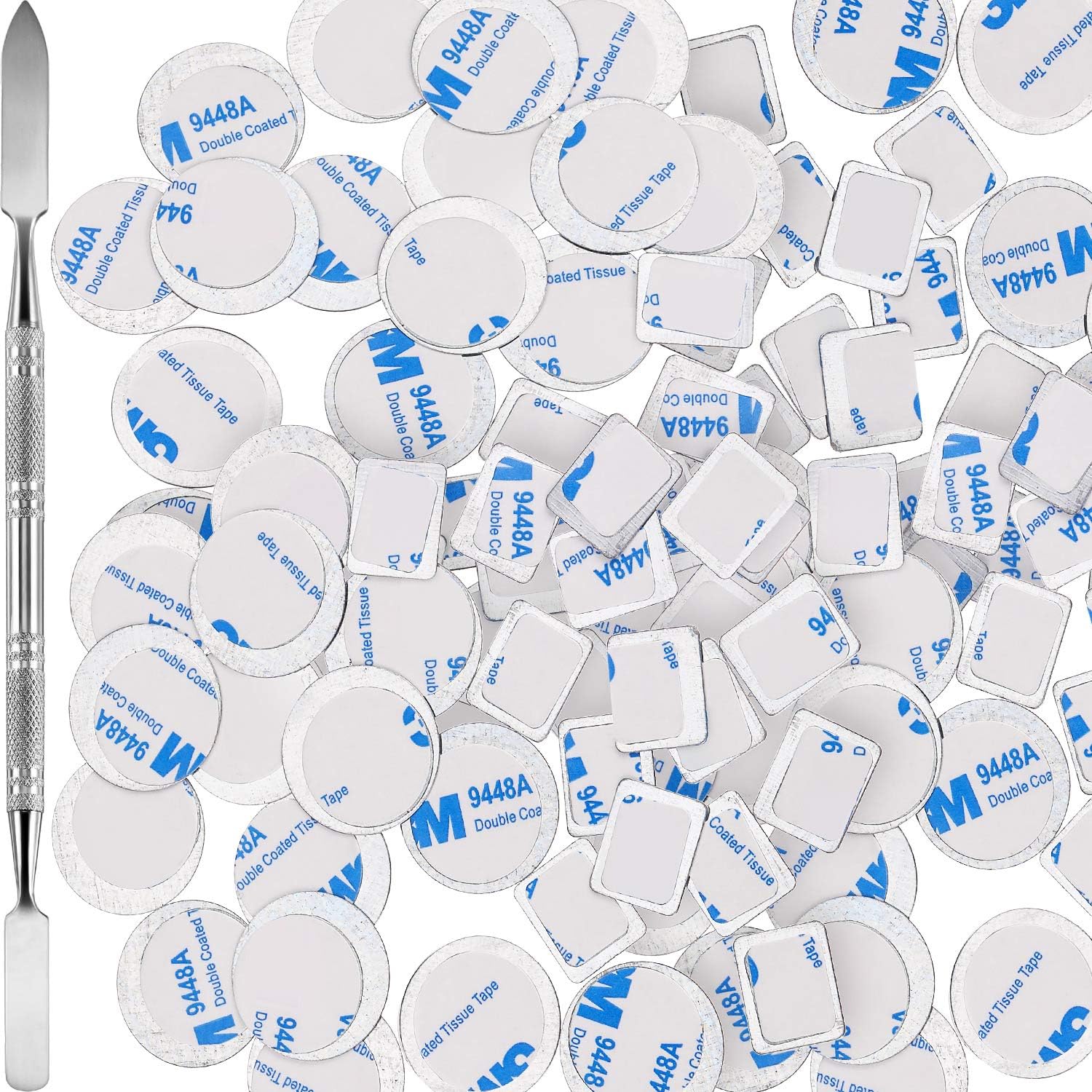 Sumind 101 piece metal palette sticker set with depotting tool