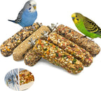 2PCS Parakeet Treat,Natural Parrots Treat Sticks,Vegetable & Grain Flavor Crunch Sticks,Bird Treats for Cockatiel Budgies Lovebirds Canary Conure Finches - Image 11