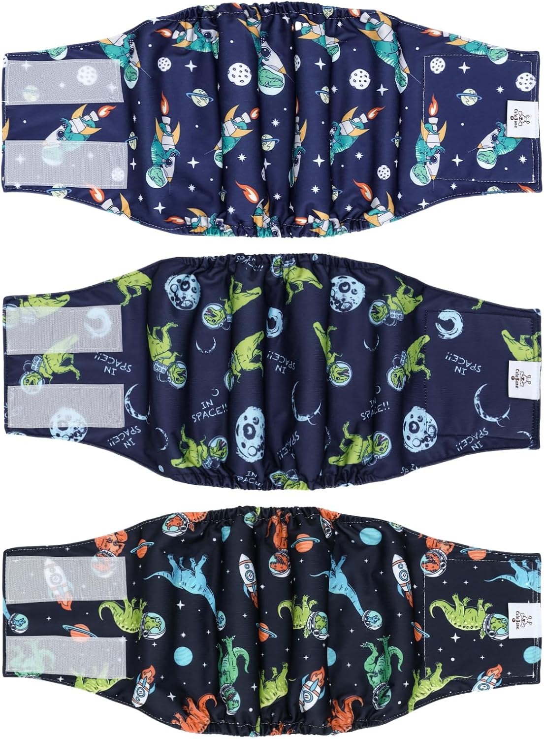 CuteBone Dog Belly Bands for Male Dogs Wraps Washable Doggie Diapers DM07S - Image 12