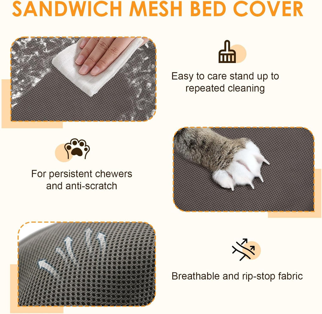 Crazydeer removable washable cat bed cover details