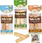 Fieldcrest Farms Nothing to Hide rawhide alternative rolls front view premium dog chews