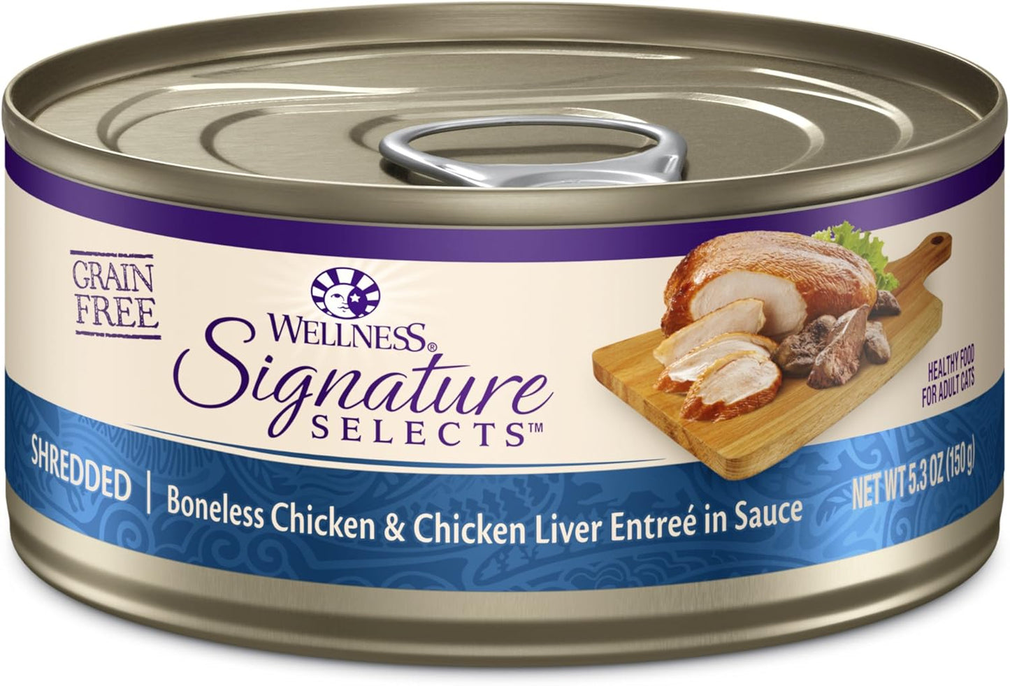 Wellness CORE Signature Selects Flaked Adult Canned Wet Cat Food, Natural, Protein Rich, Grain Free, Skipjack Tuna and Wild Salmon Entre Recipe, 2.8 oz, Pack of 12 Cans - Image 13