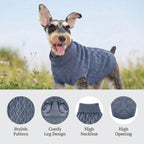 MengMengDa warm winter clothing for small breed puppies side profile