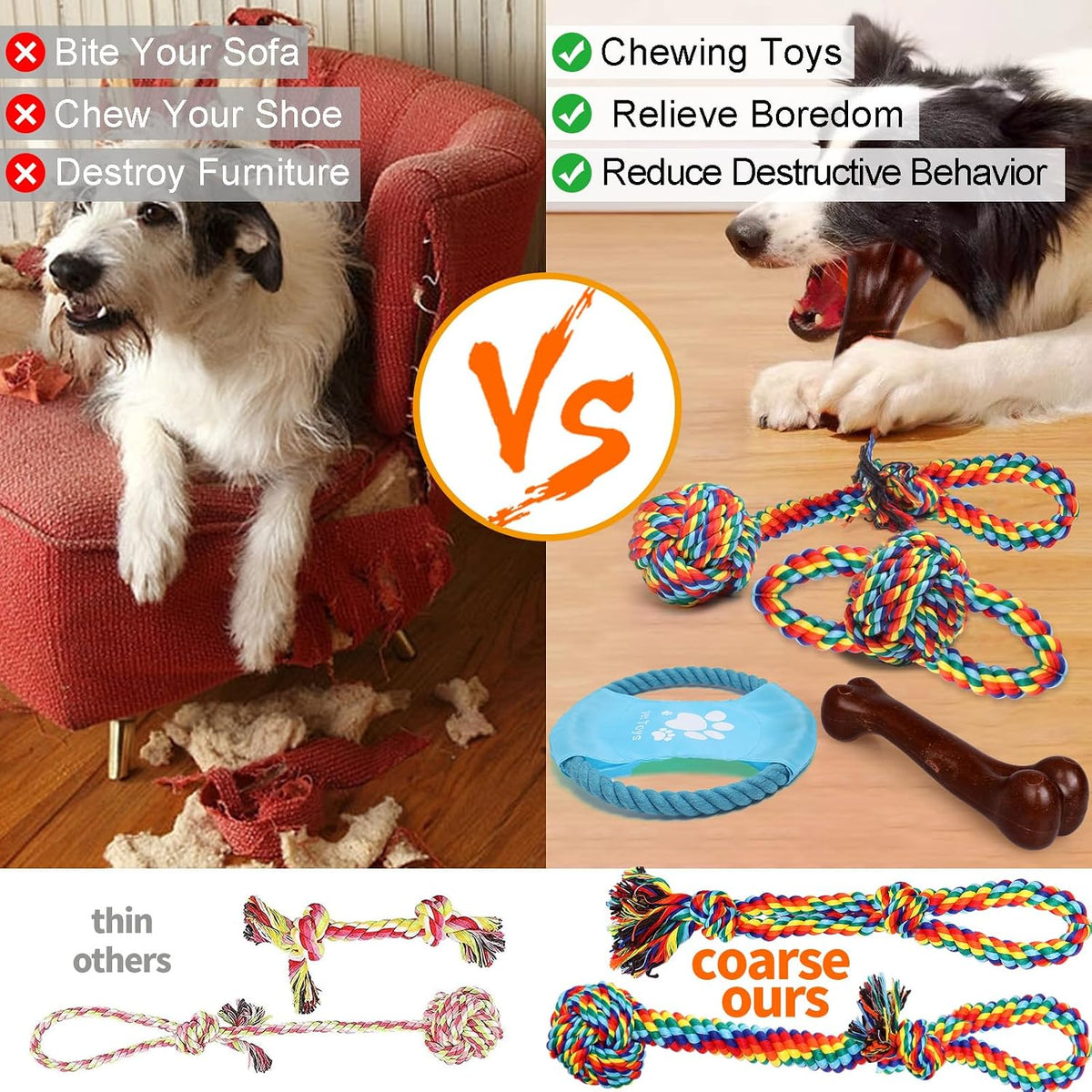 XLMYS rubber molar stick and collapsible pet bowl for outdoor dog travel.