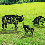 Pet Cat Memorial Grave Markers - Rngmsi Flowers Butterfly Cat Metal Garden Stakes Grave Decorations for Cemetery Pussy Memorial Stones Plaques for Outdoors - Image 10