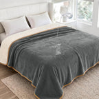 Luciphia Waterproof Blanket for Dog Washable Reversible Sherpa Fleece Throw Blanket for Bed Couch Soft Liquid Pee Proof Furniture Cover Protector for Small Medium Large Pet Cat Grey 35" x 25" - Image 13