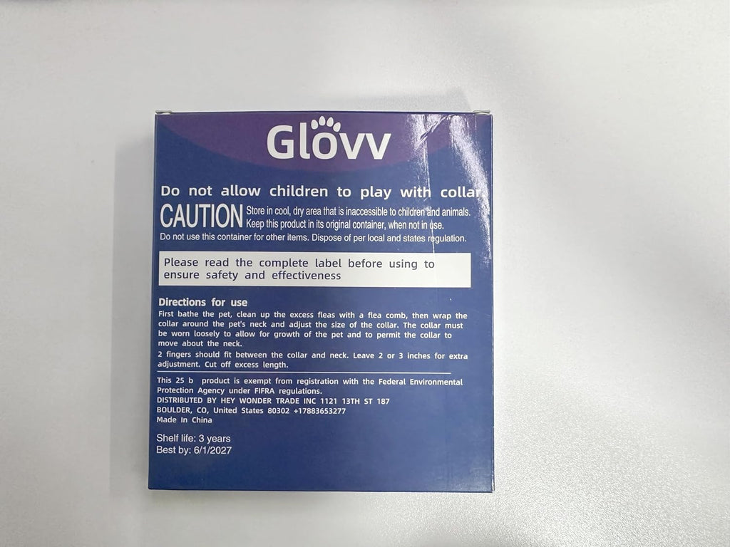 Two pack Glovv natural cat flea and tick repellent collars