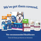 Dog enjoying a Vetality dental chew for oral health