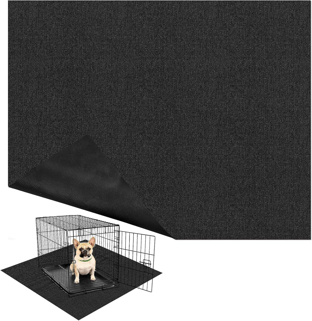 Wibeelee kennel mat being cleaned to show washable feature.