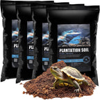 VCEPJH 2 Pcs Reptile Substrate Burrowing Tortoise Bedding for Habitat Bearded Dragon Enclosure Topsoil Terrarium Substrate for Snake Tarantula Gecko Lizard Spidey Frog Hermit Crab (5 L) - Image 9