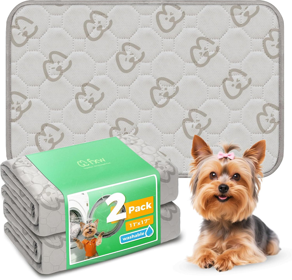 FXW washable dog pee pads front view in khaki