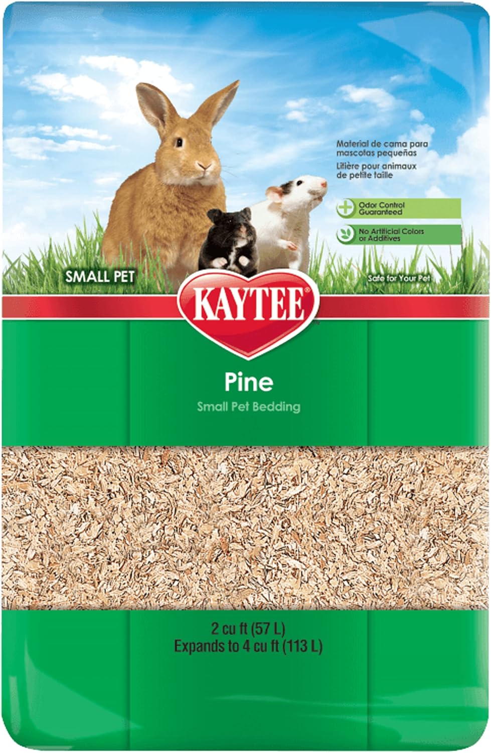Kaytee pine litter package ready for small animal habitat setup