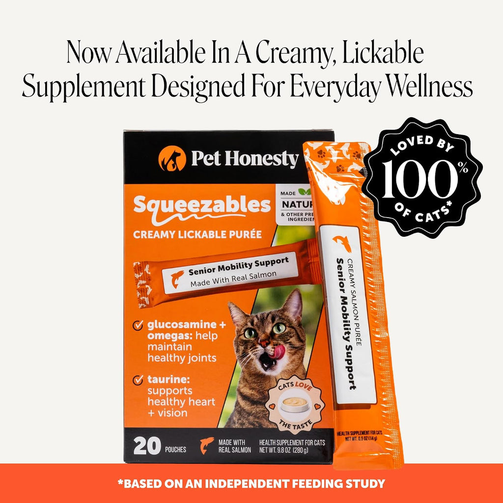 Pet Honesty Vet Backed Senior Cat Joint Supplement, Chicken, 300ct Chews - Image 5