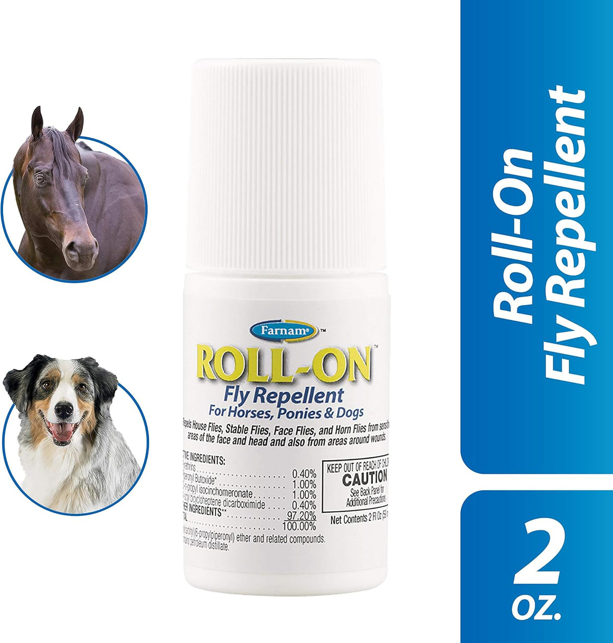 Farnam insect repellent roller-ball applicator close up