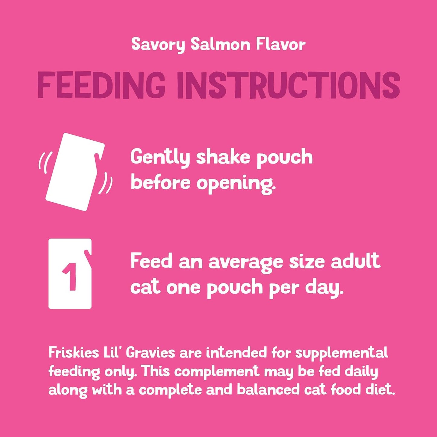 Purina Friskies Lil' Gravies Savory Salmon Flavor Cat Food Complement Lickable Cat Treats - (Pack of 16) 1.55 oz. Pouches - Image 10