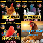 Farmalab poultry health supplement bottle back label view