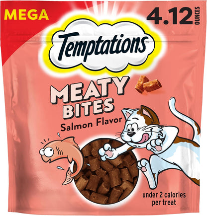 Temptations Meaty Bites Savory and Soft Cat Treats, Chicken Flavor, 4.12 oz. Pouch - Image 15
