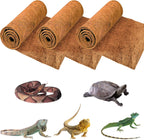 ZeeDix 10 Pcs Reptile Carpet, 12X12 inch Natural Coconut Fiber Liner Mat Flooring Accessories for Reptile Tank - Bearded Dragon Tortoise Lizard Turtle Snake Leopard Gecko Substrate Bedding - Image 10
