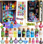 Tidaljam 22-Piece Potion Kit front view with cauldron and bottles
