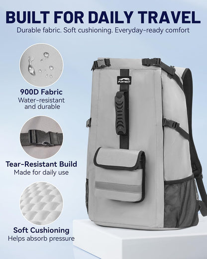 Dog Backpack for Small & Medium Dogs - Adjustable Pet Carrier for Travel & Hiking, Hands-Free Puppy Backpack with Storage Pockets, Breathable Mesh, Reflective Strips & Non-Slip Handle - Image 9