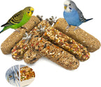 2PCS Parakeet Treat,Natural Parrots Treat Sticks,Vegetable & Grain Flavor Crunch Sticks,Bird Treats for Cockatiel Budgies Lovebirds Canary Conure Finches - Image 12