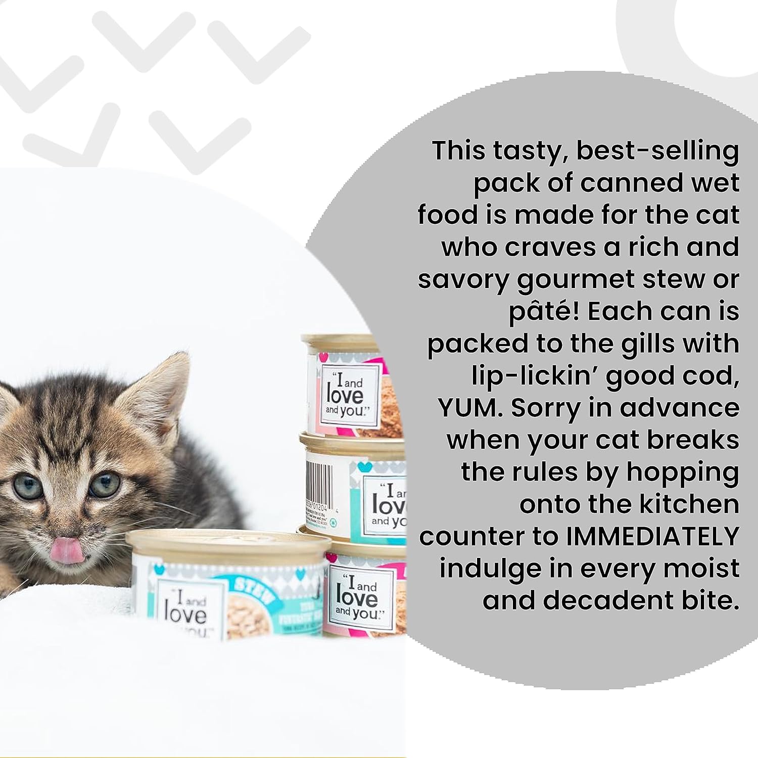 I And Love And You Canned Cat Food Variety Pack Ingredients List