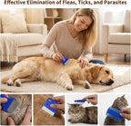 Using HJZHII tear stain remover brush on a dog
