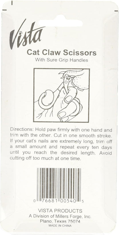 Ergonomic non-slip handle of Millers Forge pet grooming scissors