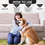 Adjustable TevraPet tick collar for dogs out of box
