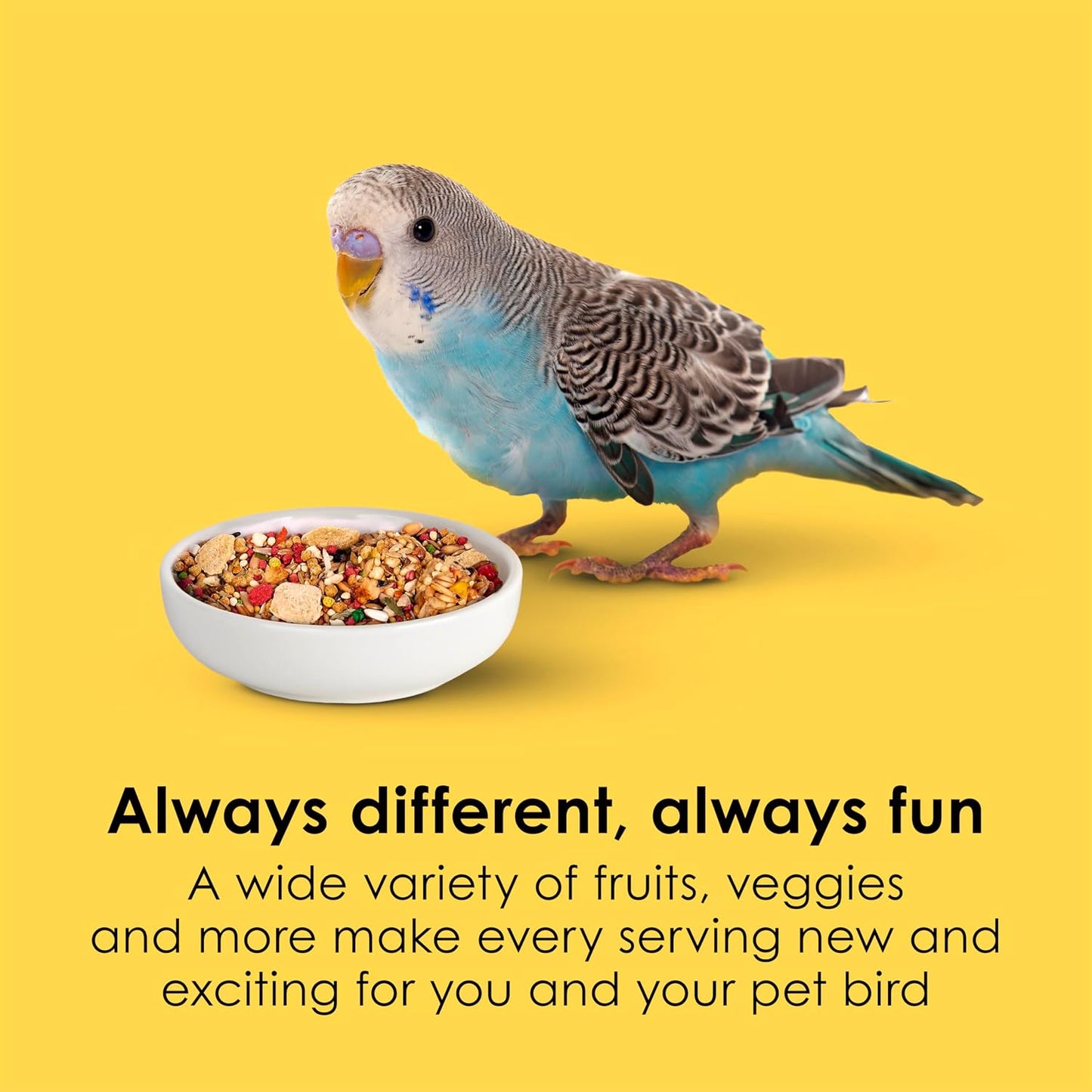 Kaytee Fiesta parakeet nutrition facts label