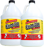 Eco-88 pet cleaning spray bottle back panel safety information
