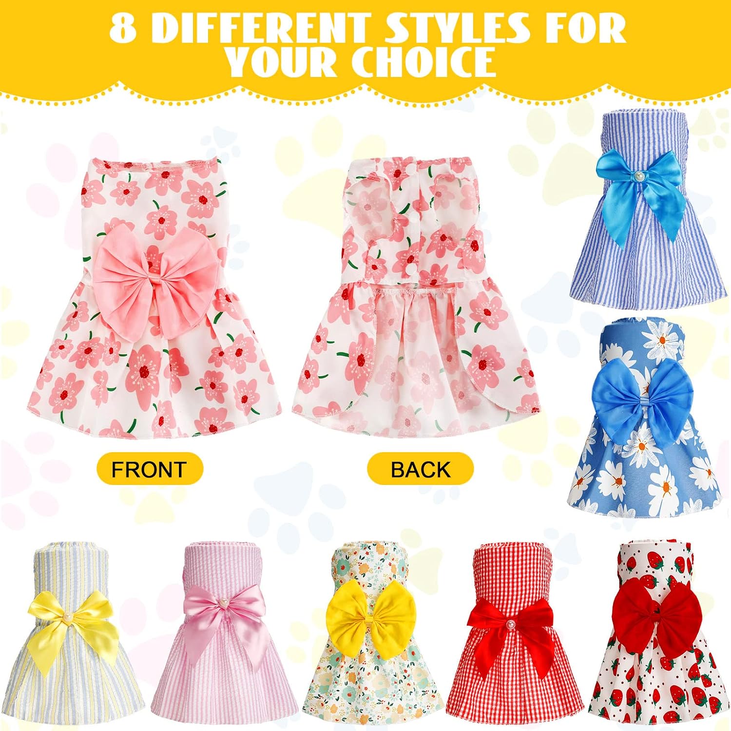 Lightweight girl dog outfits featuring easy snap button closures