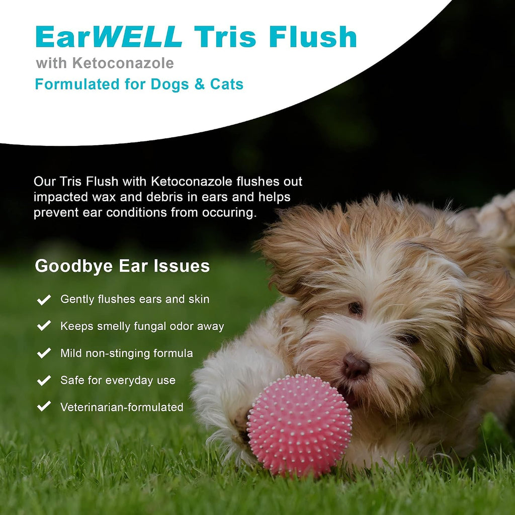 VetWELL ear flush bottle with precision applicator tip