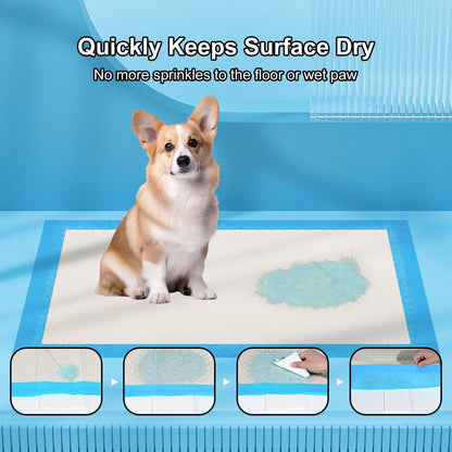 Gardner Pet premium thicker absorbent puppy pad side border protection