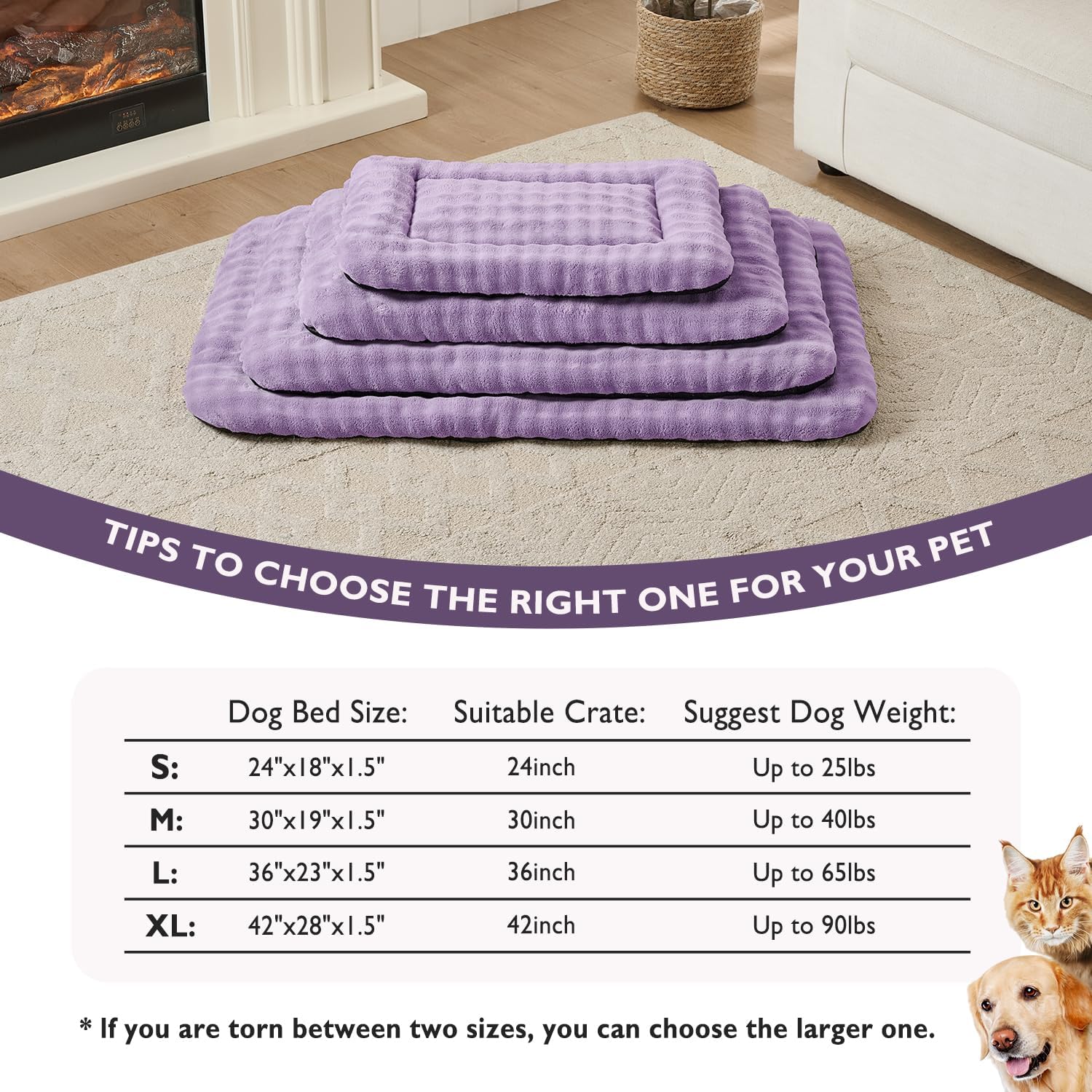 Yaning portable dog mat placed on a car seat for travel