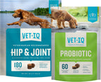 VetIQ Glucosamine Hip & Joint Supplement for Dogs, 180 Soft Chews, Joint Support Supplement with MSM and Krill, Dog Health Supplies Large & Small Breed, Chicken Flavored Chewables - Image 14