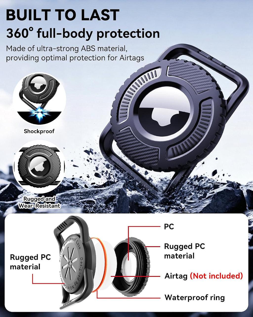 Waterproof sealing mechanism view illustrating the protective barrier against rain and splashes