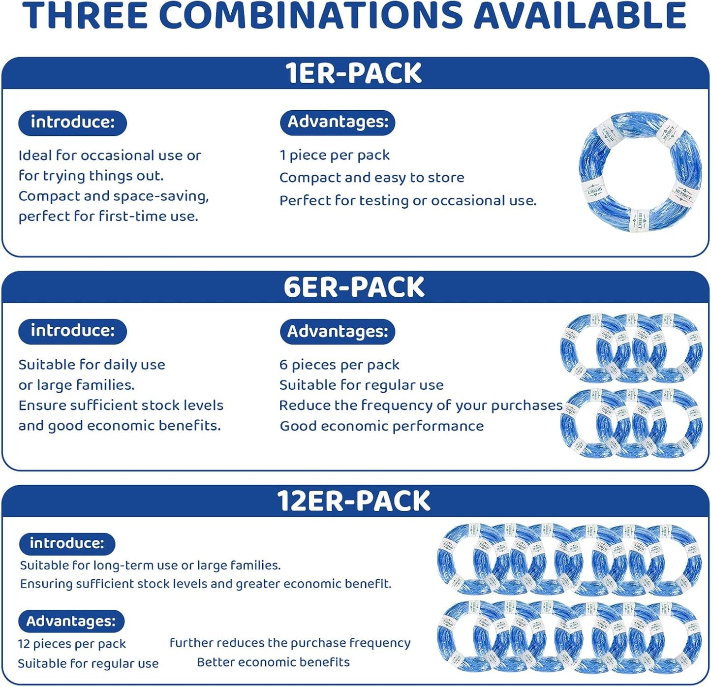 Universal cat litter refill bags showing the multi-pack bundle alignment.